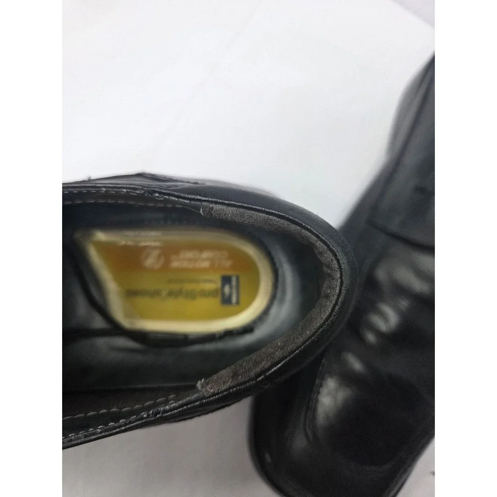 Dockers Mens Black Leather Square Toe Oxford Dress Shoes 090-3174 Size‎ 12M